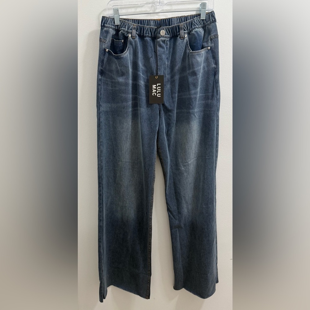 Women's Classic Blue Straight Leg Jeans